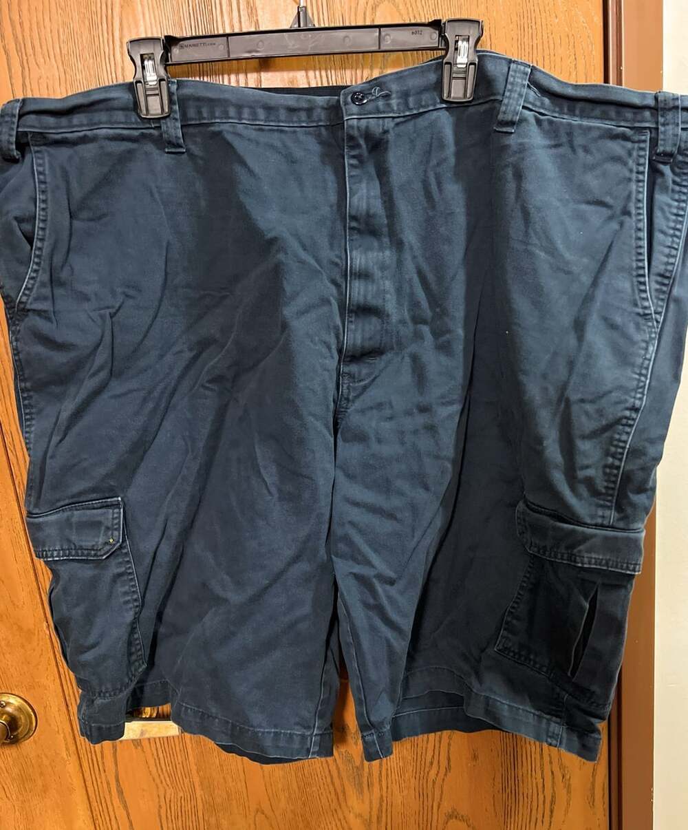 Dickies Navy Blue Cotton Utility Cargo Shorts
